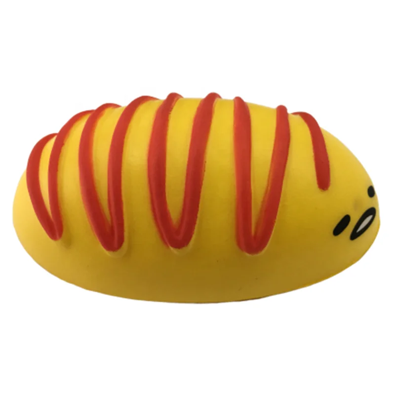 Custom Made Novelty TPR Joke Decompression Stress Reliever Egg Squishy Toys For Adults