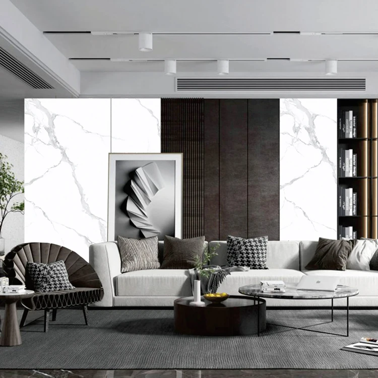 Stone slab tile Factory price kitchen countertops Artificial stone big slab marble style sintered