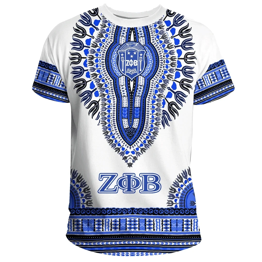 Oem Wholesale Male Tee Zeta Phi Beta 1920 Sorority Print High Quality T-Shirt Summer Cool Clothing With Hot sale Tops Costumes