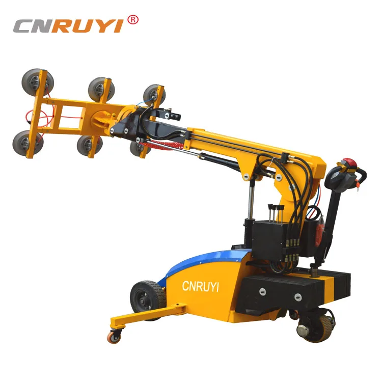 400kg Load Capacity Mobile Insulating Glass Lifting Equipment Electric Glass