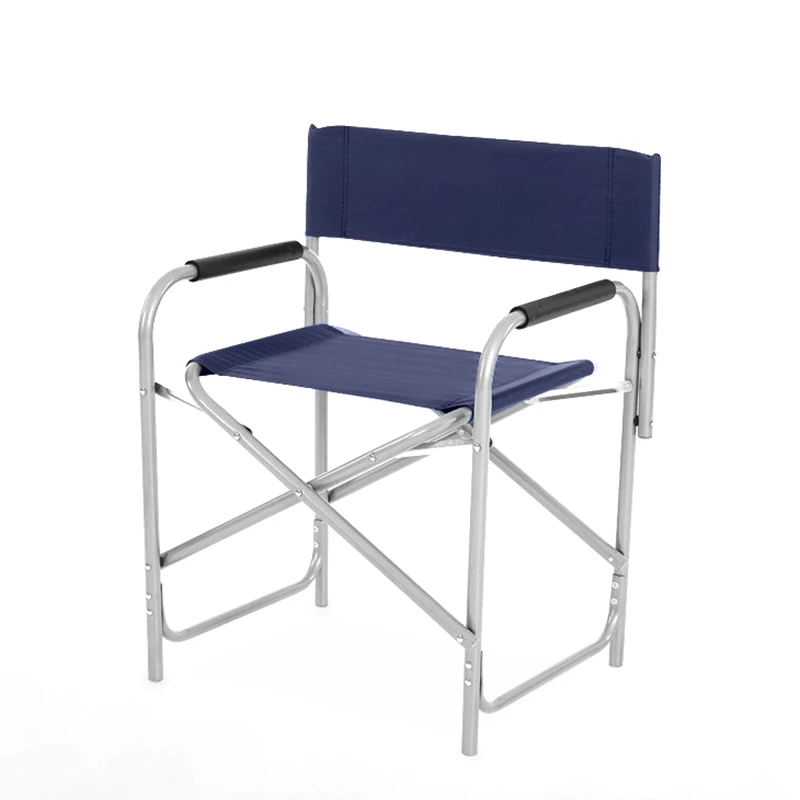 Aluminum Tourist Chair  with Armrest Portable Beach Chair with Backpack Camping Chair for Tourist