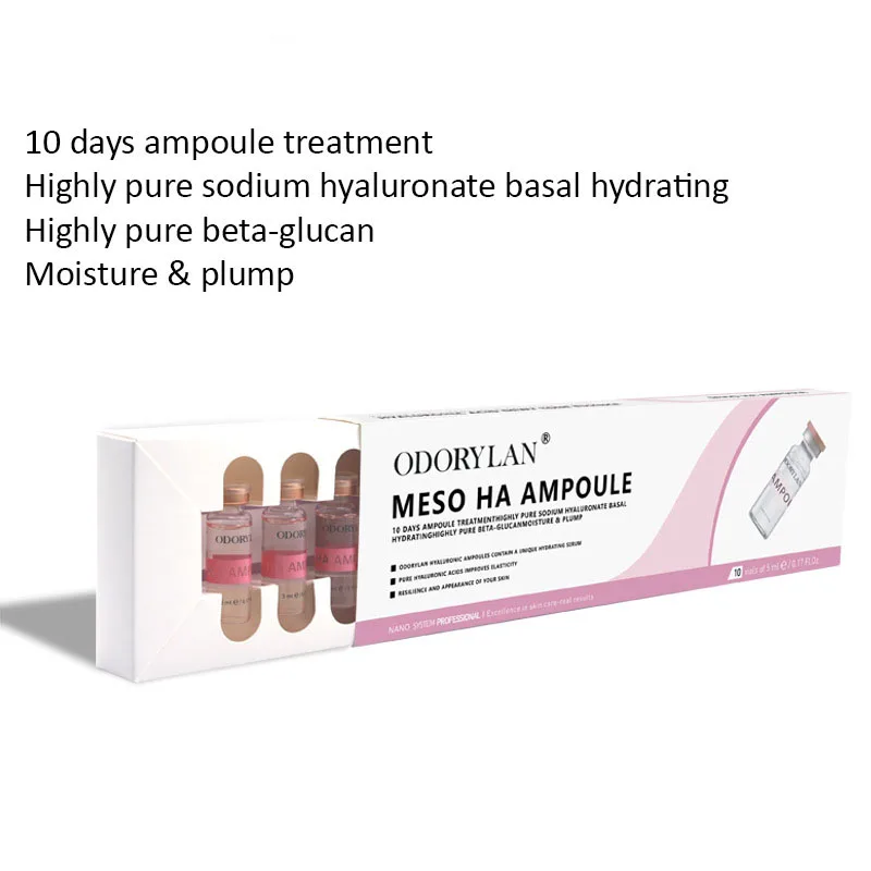 Высококачественный Гиалуроновый увлажняющий гель Meso Ampoule набор для защиты от морщин и гиалуроновой кислоты