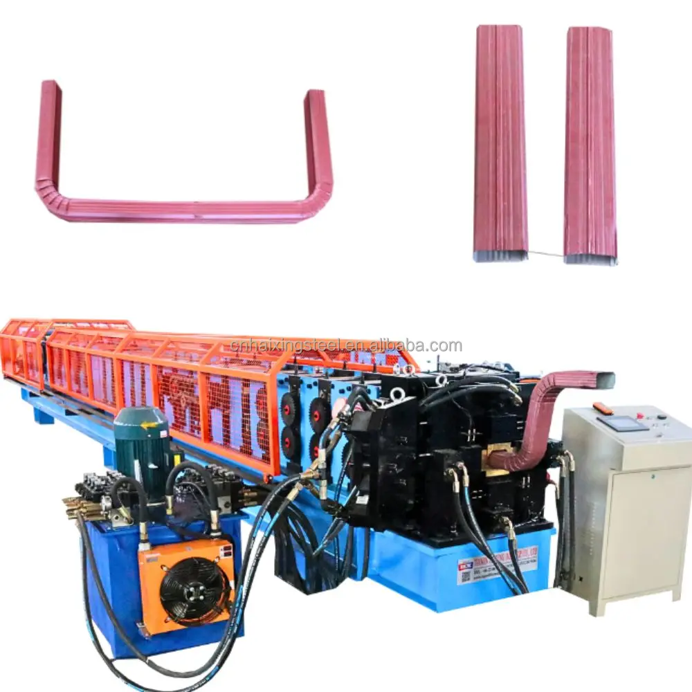 steel tile pipe portable roll form maquina para fabricar canaletas rain gutter machine Downspout pipe roll forming machine