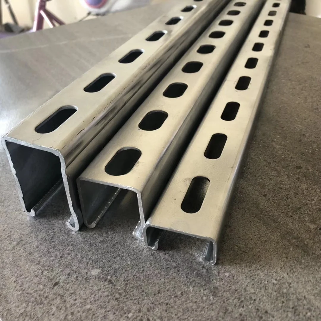 Riel strut C Channel Seismic support C channel construction ceiling use Hot Dip Galvanized