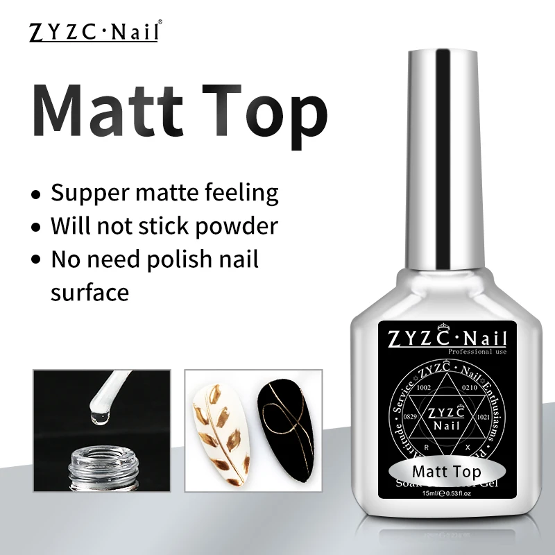 Private label rubber velvet matte top coat no-wipe super matt gel bulk 1000 ml bulk nails art gel polish crystal