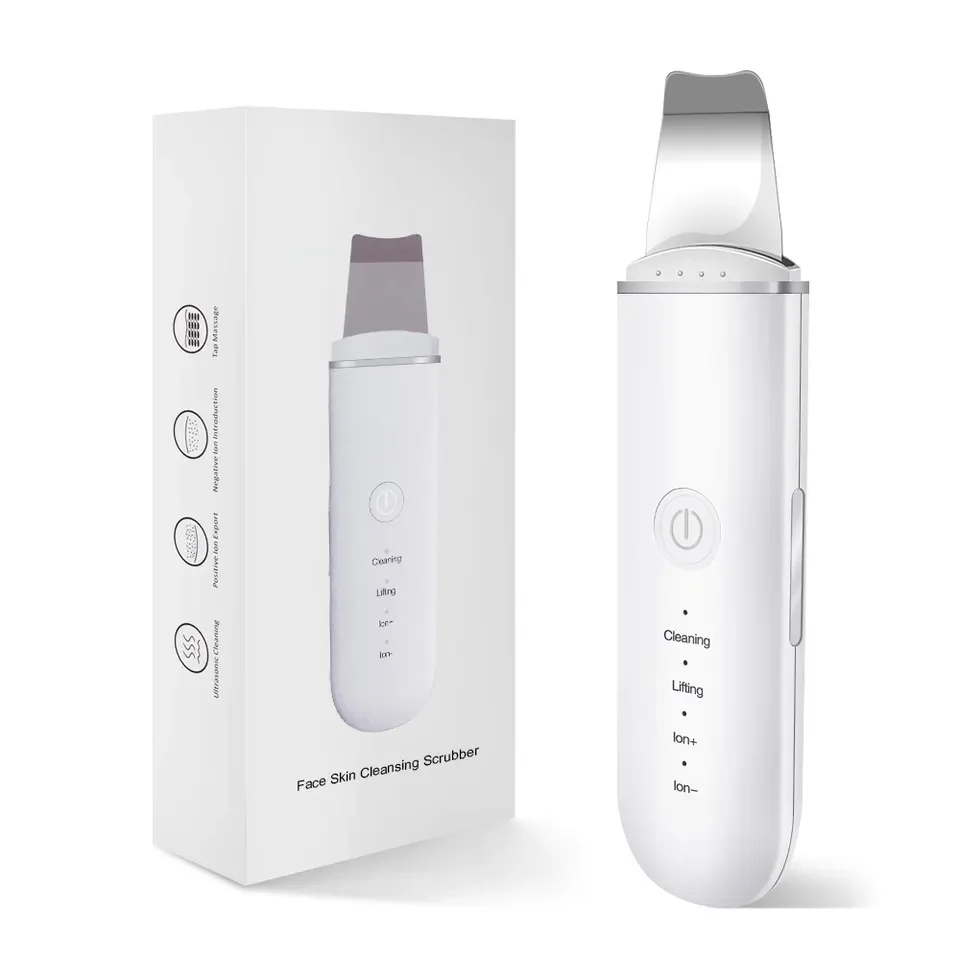 Hot Selling Blackhead Remover Facial Care Massager Acne Beauty Peeling  Ultrasonic Facial Scraper Skin Scrubber