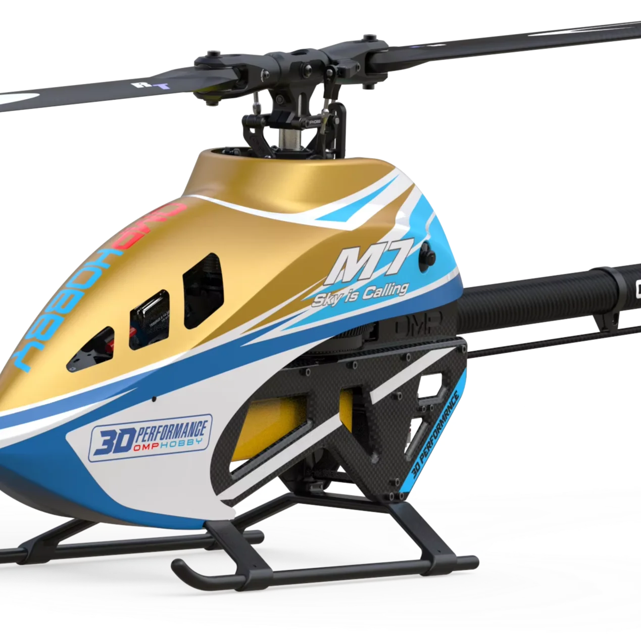 OMPHOBBY M7  kit support 6 channels 3D flight  High Performance RC Helicopters