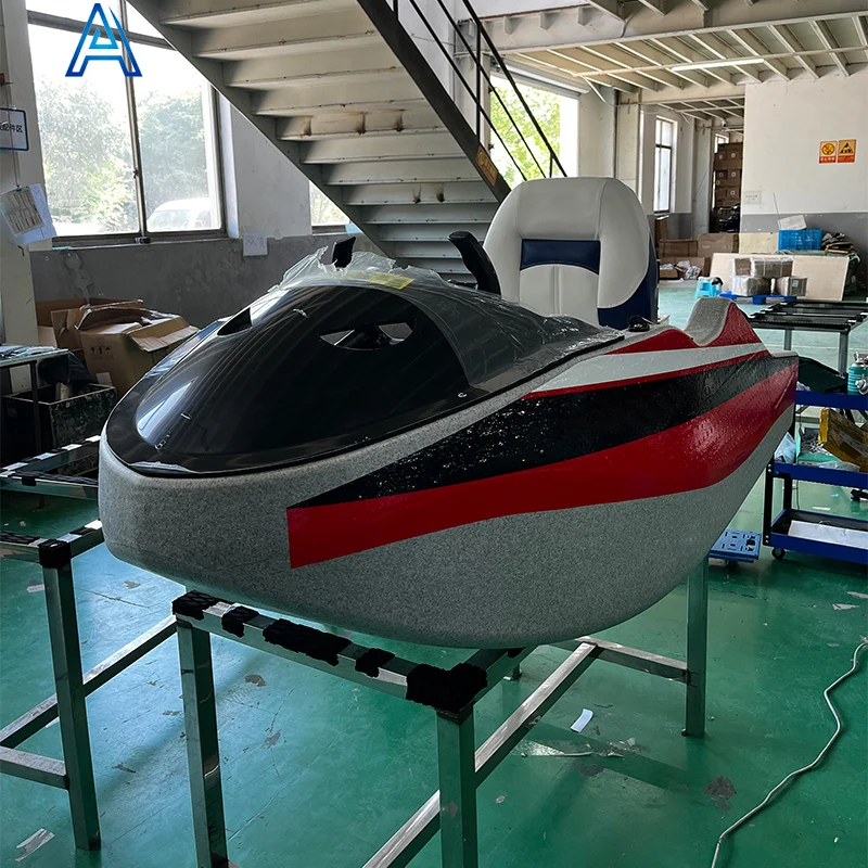 Fun water sports entertainment fishing racing high-speed electric yacht ride boat motor jet kart thruster speedboat 18KW 52KM
