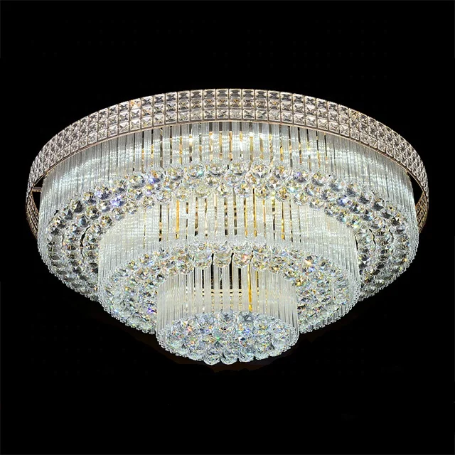  Fancy Lights For Home Modern Simple Drum Crystal Ceiling Lamp Dining Room Lighting Bed