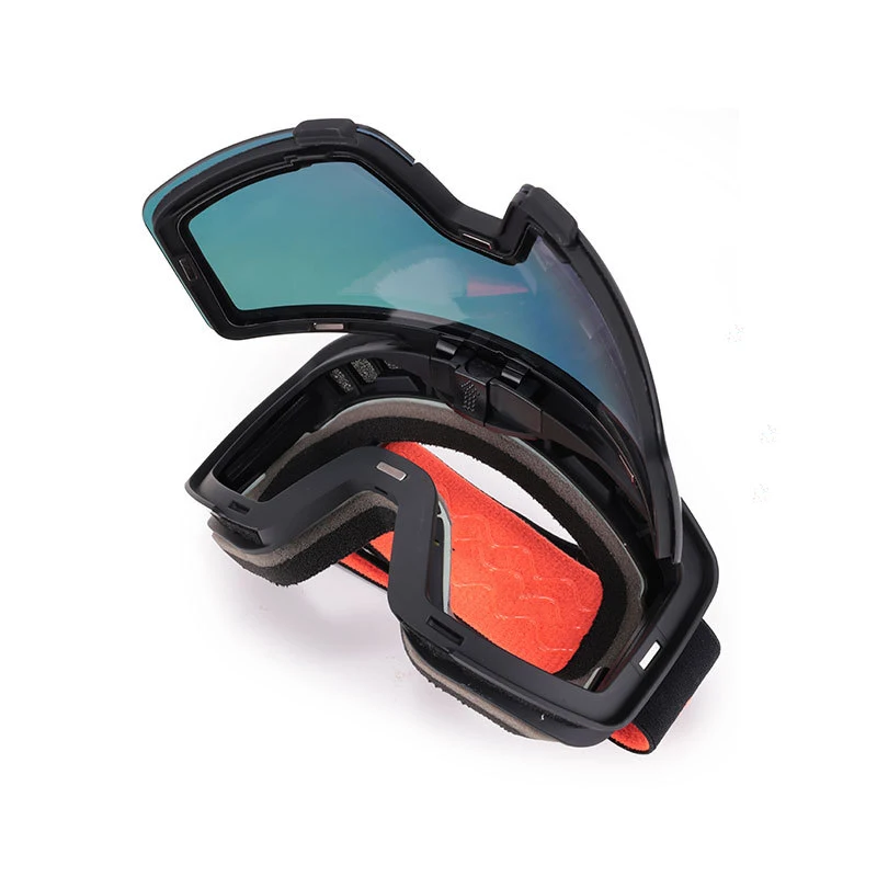 Stylish Snowboard Goggles Magnetic  flip  anti-fog outdoor ski goggles