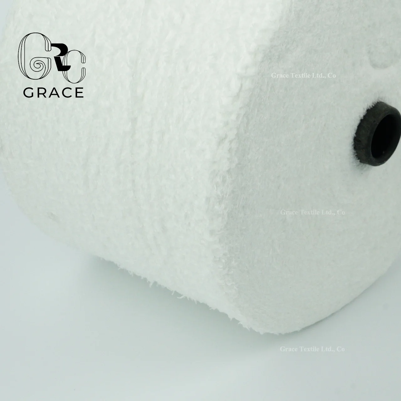 Rough Yarn For Circular knitting machine 100Polyester 5.8NM / 1Ply Korean Yarn