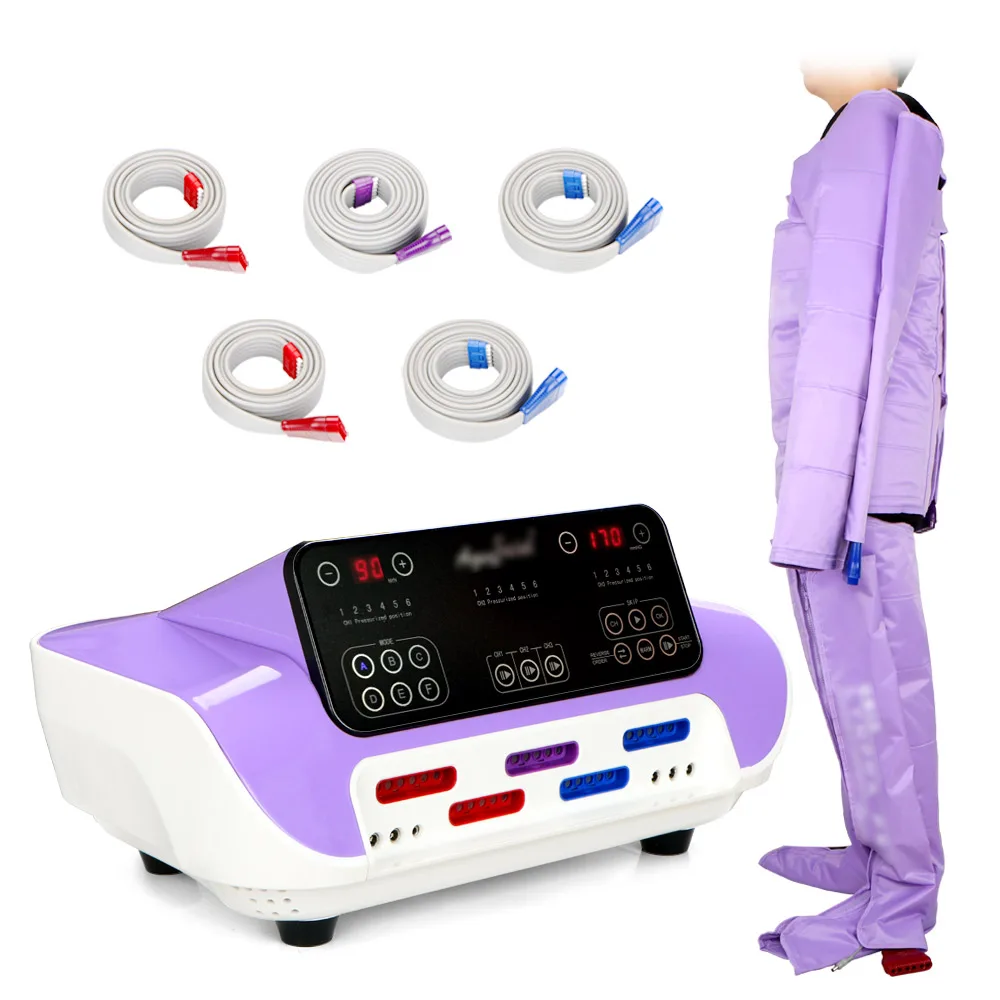 Pressotherapy Air Pressure Suit Body Slimming Weight Loss Sauna Blankets Lymph Drainage Machine