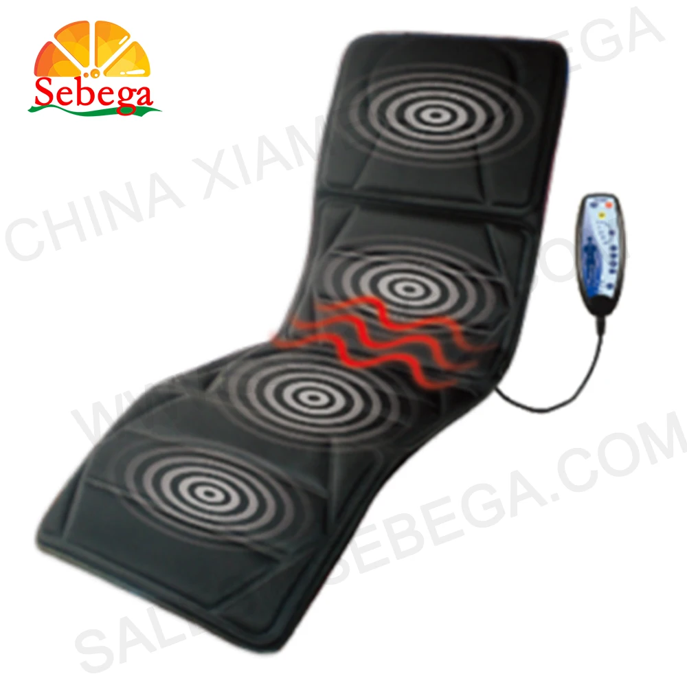 High quality good price full body electric massage mattress vibration shiatsu roller massage mat