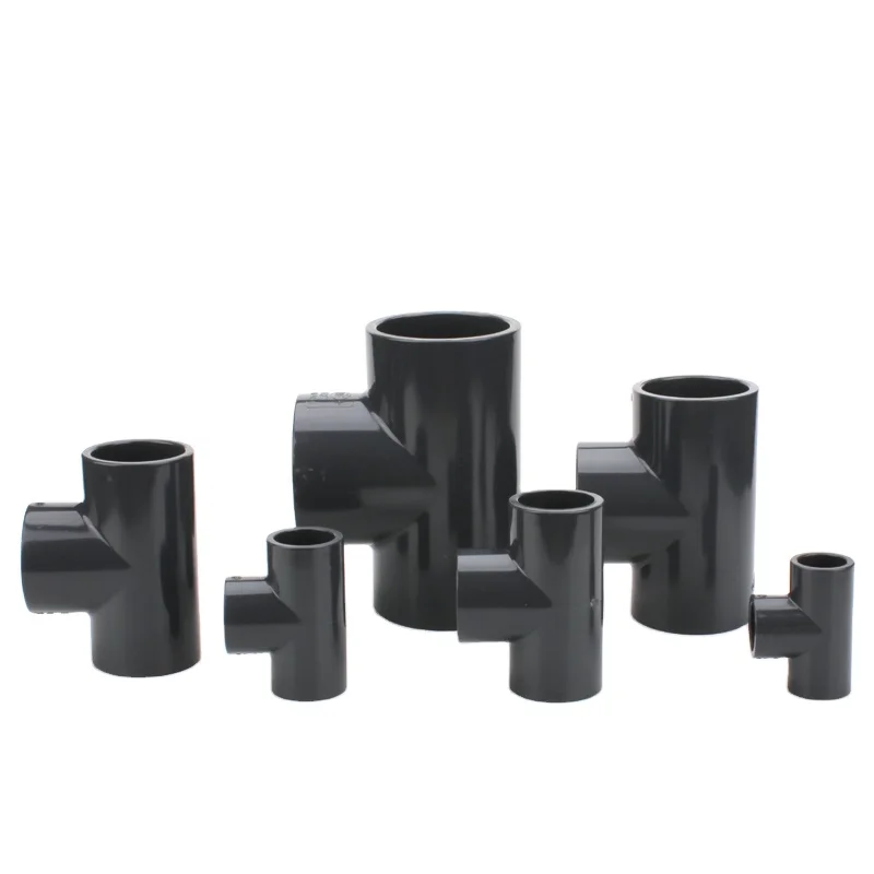 WF UPVC 20-63mm Tee PVC Pipe Fittings Tee Tube Fittings Tee Connector Pipe For Fittings PVC pipe