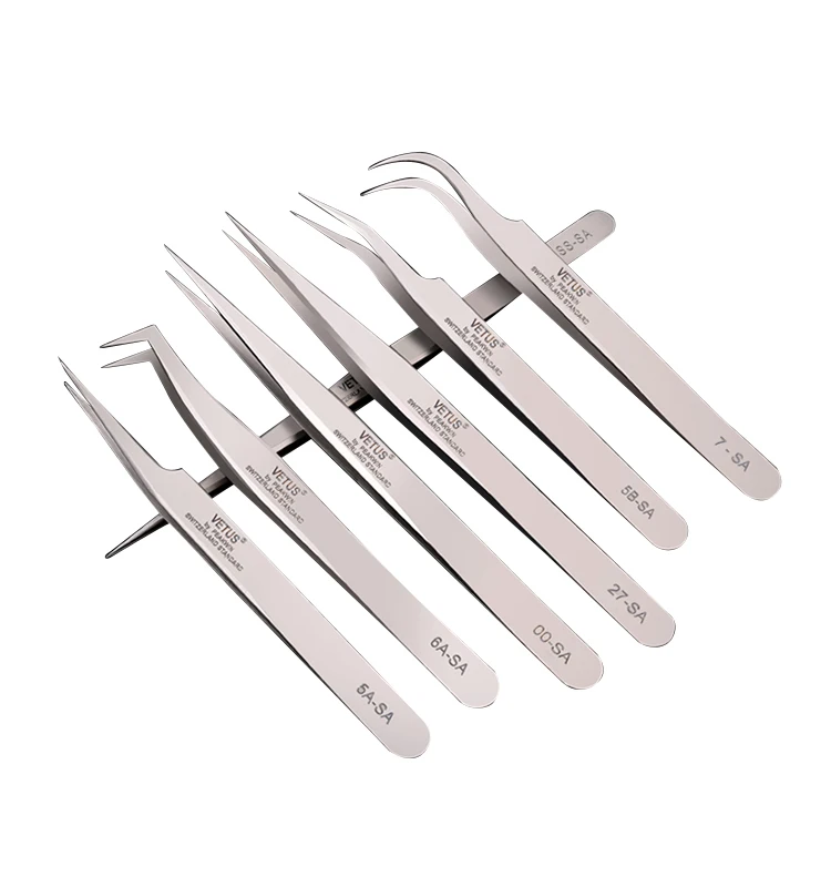 6A-SA Genuine Original Vetus High Precision Stainless Steel Tweezers Pin Set