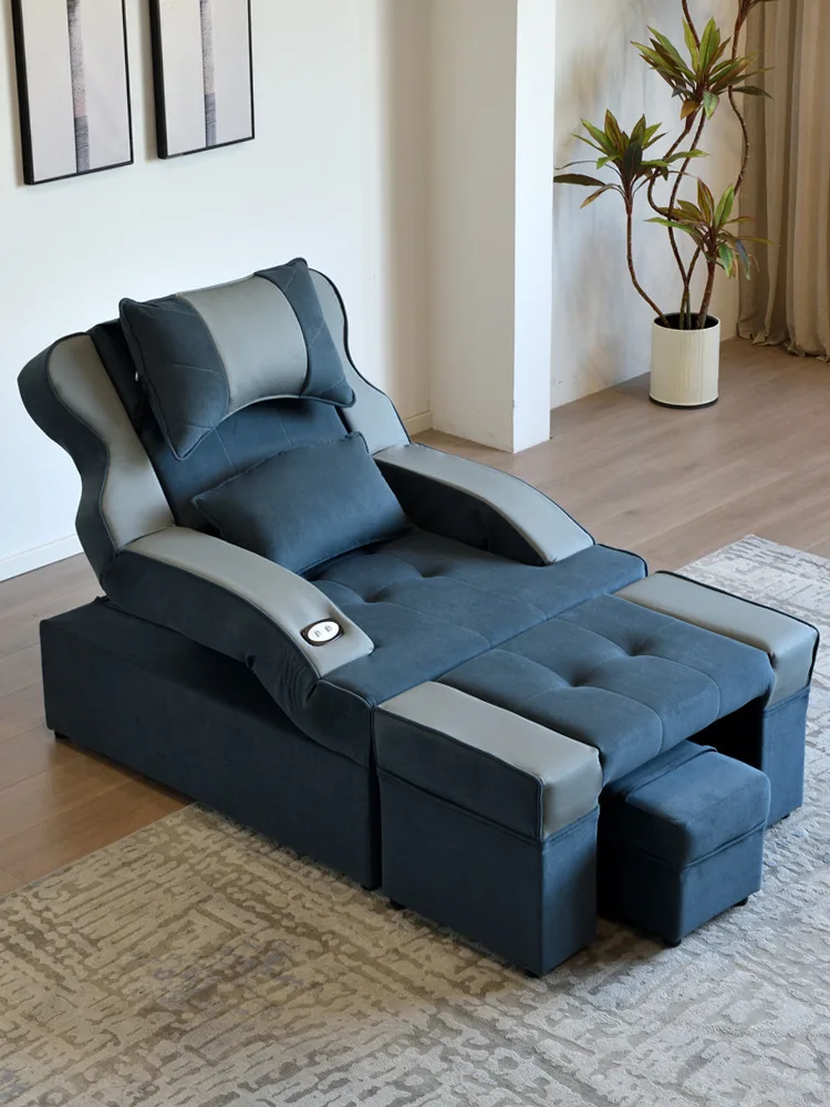 Hot New Foot bath sofa electric foot soaking pedicure sofa ear picking massage bed rest hall recliner sofa bed
