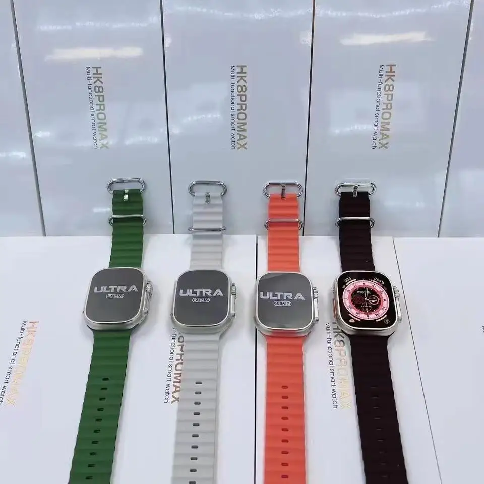 2023 watch HK8 Pro Max reloj inteligente AMOLED Screen 2.12 Inches 49mm NFC Wireless charging Smartwatch Ultra Smart Watch 8