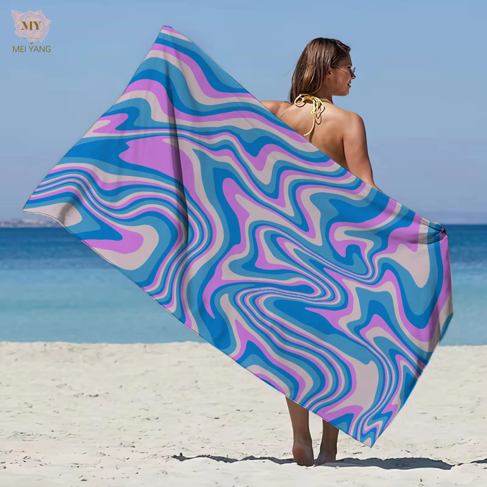 Microfibre Beach Towel Extra Large Quick Dry Beach Towels Sand Free Lightweight Bath Towel