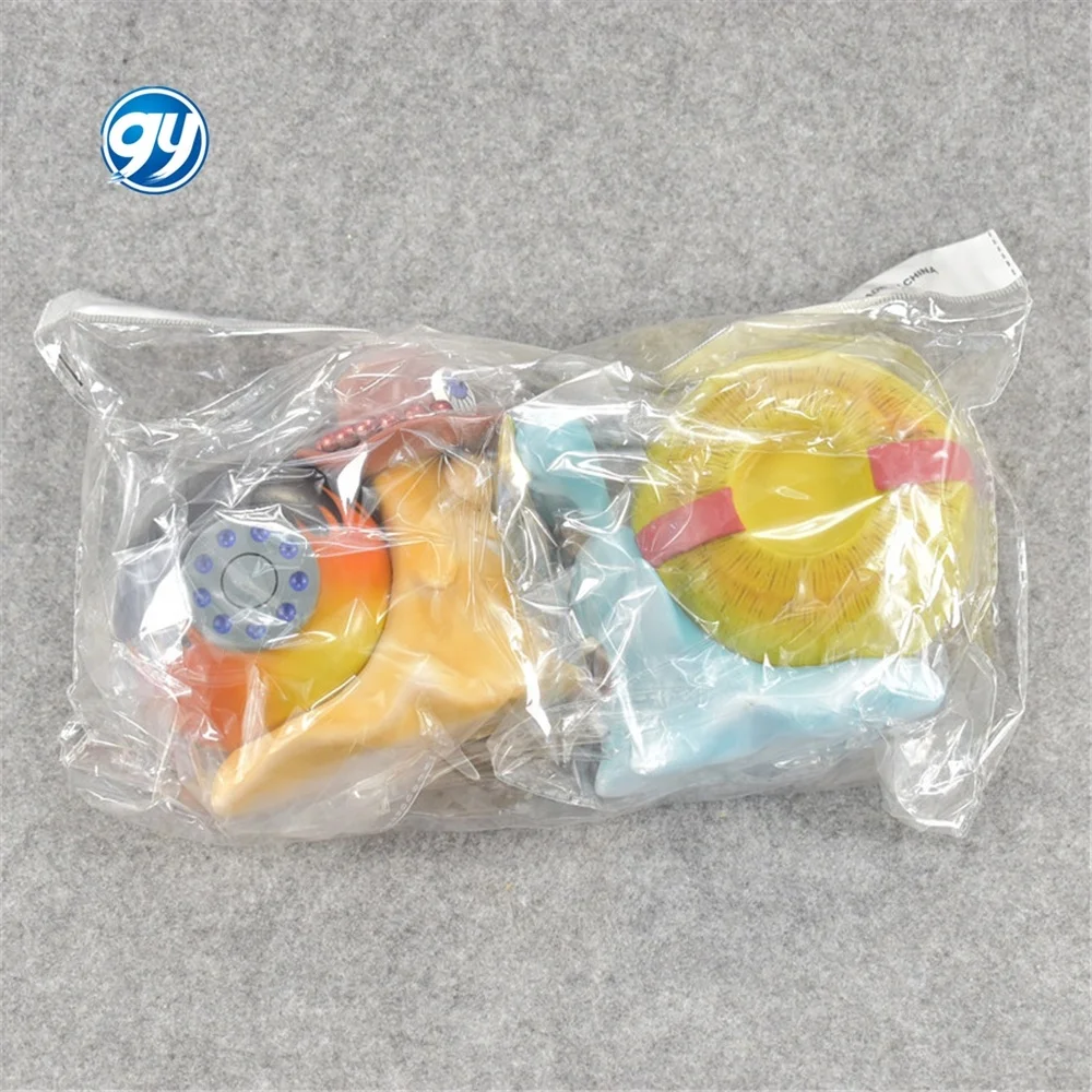 GY Figuras de 2PCS/SET Anime Zoro Luffy Ace Law Doflamingo 1 PIECE Manga Figurine Den Den Mushi PVC Model Collectible Figure Toy