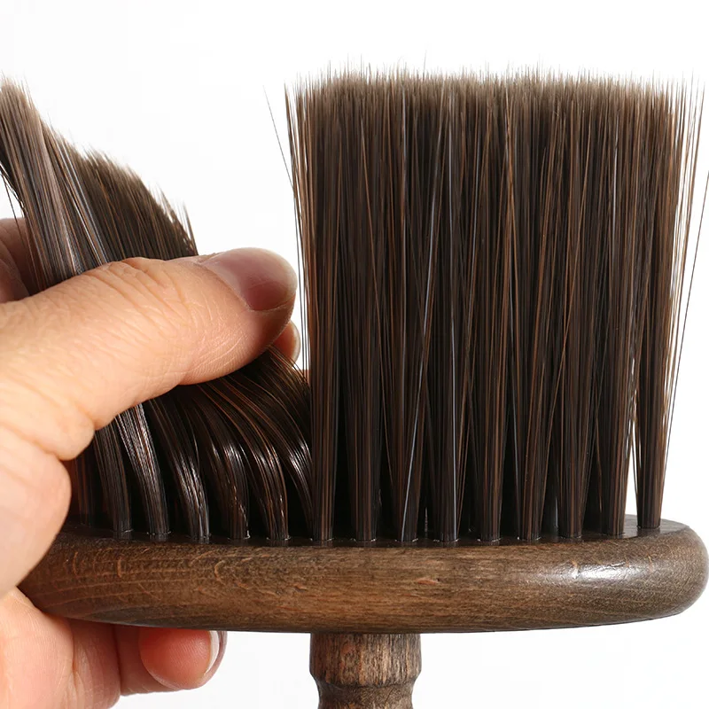 Coffee Machine Brush Coffee Accessories Cleaning Brush Barista Brush for Coffee Grinder and Espresso Machine  with Walnut Handle