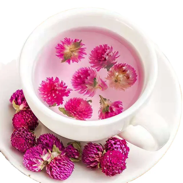 
A grade Dry globe amaranth Flower herbal tea purple globe amaranth tea 