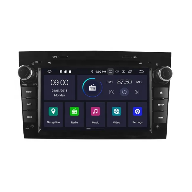 Newanvi 7' 2 din digital screen car dvd player for OPEL VECTRA C 2005-2008