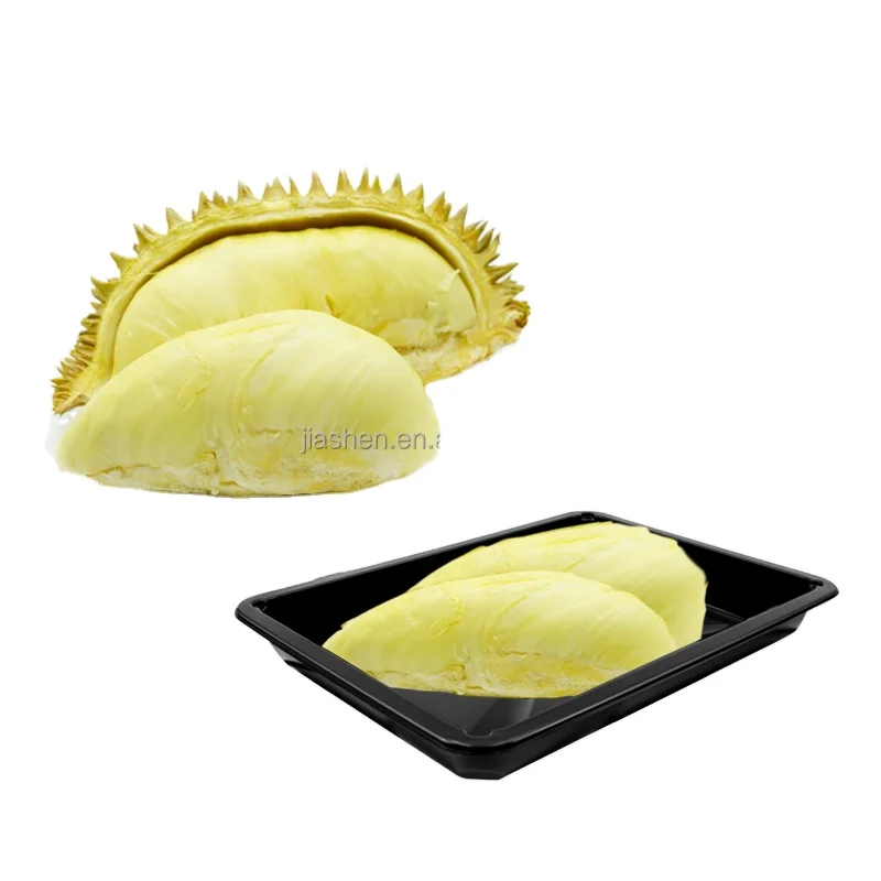 Customized Size Logo Disposable Plastic Durian Tray Wholesale Serving Fruit Trays PP Food Tray