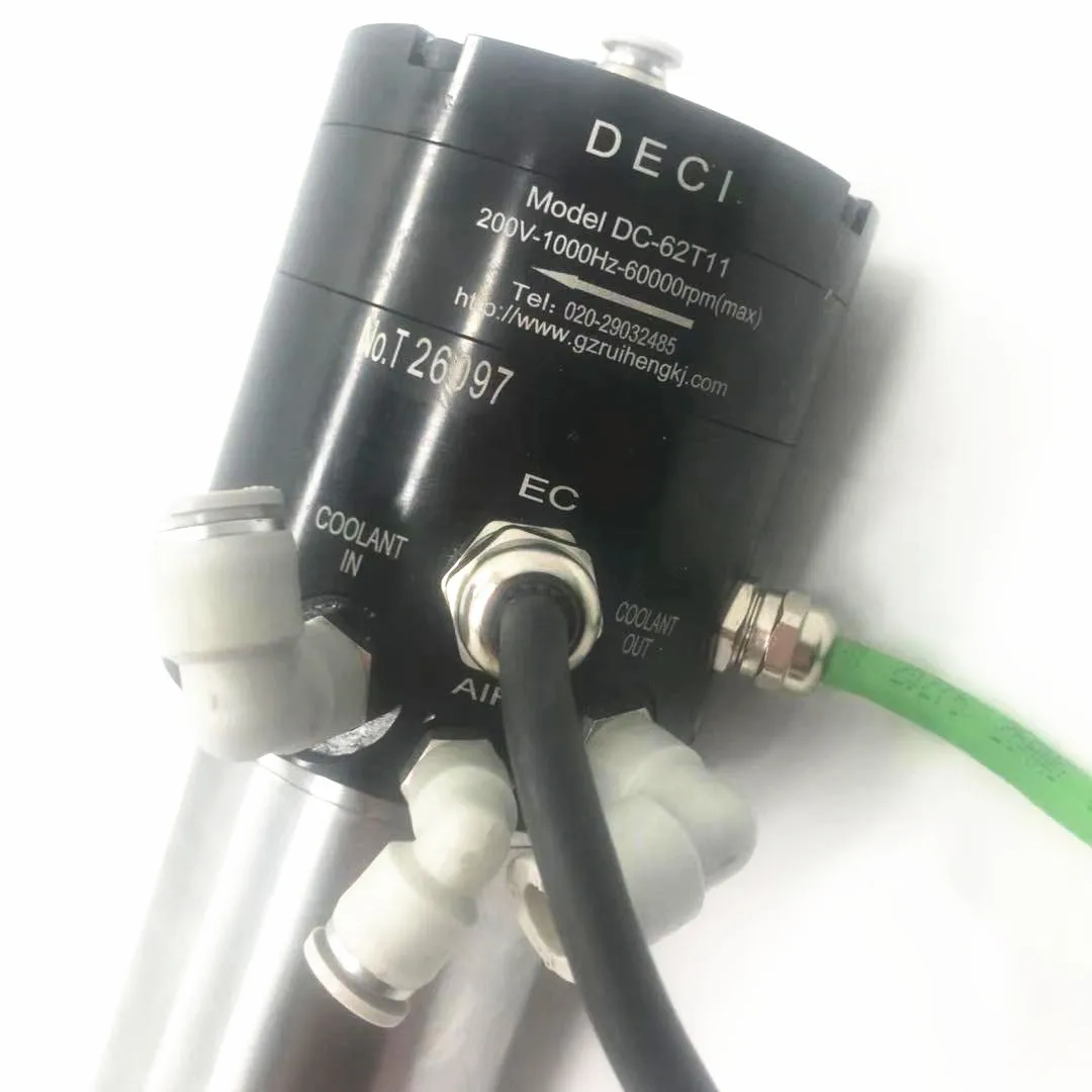 
DECI ATC 1.2KW 1.5KW 1.8KW 60000rpm water cooling spindle motor for CNC machine 