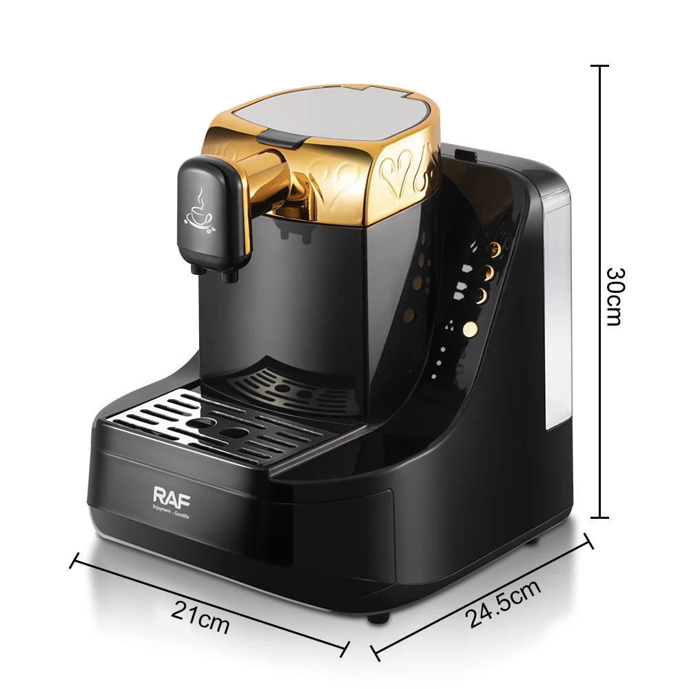 RAF New Automatic Slow Brewing Function Turkish Coffee Moka Expresso Marker Drip Coffee Machine