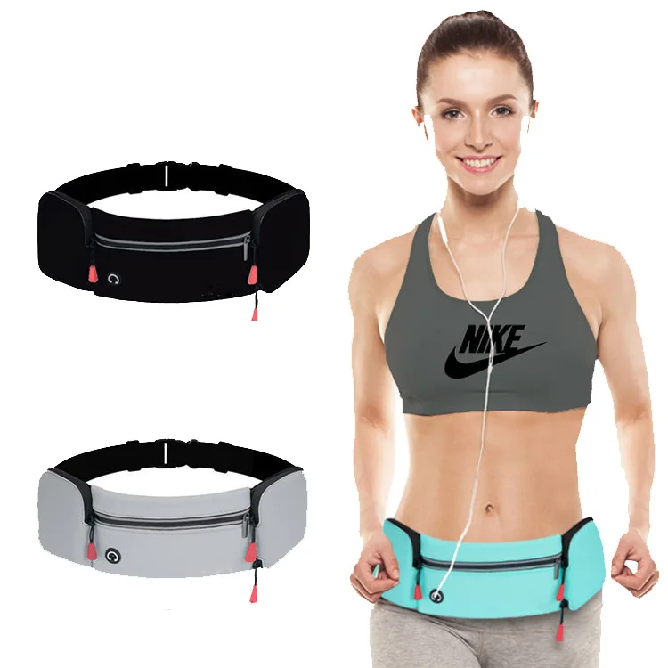 Running mobile phone bag Sports bag Ultra thin Mini waist bag Close fitting outdoor equipment