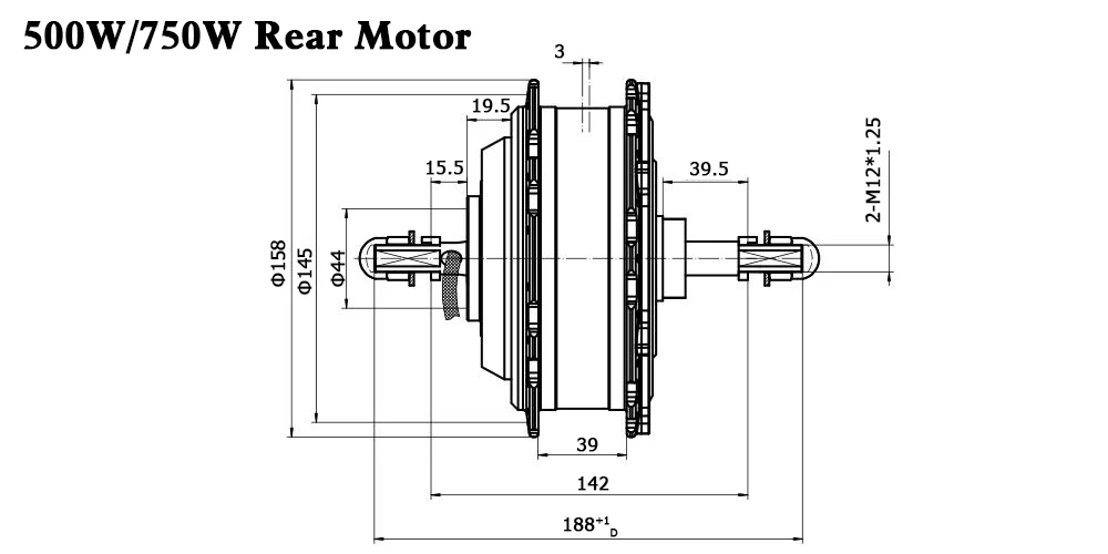 Greenpedel 36v 48V 350w  500W 750W electric bike front rear  newest electric hub motor