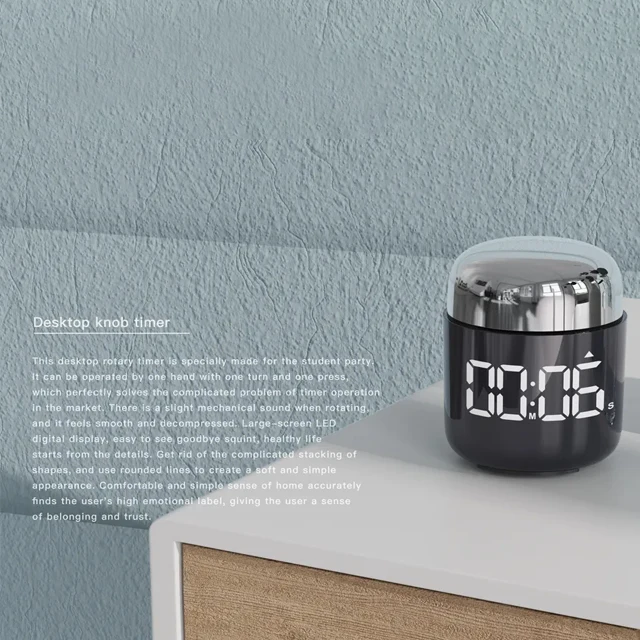 Practical and Stylish Countdown/Countup Over 3 Hours Time Keeping Digital Kitchen Timer