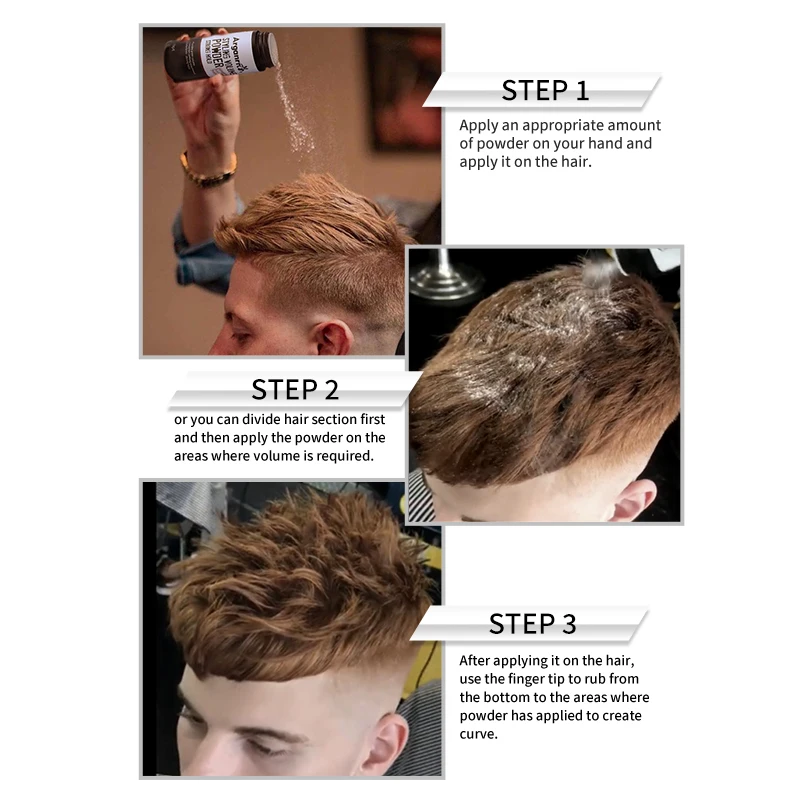 ARGANRRO BRANDED hair fluffy powder volumizing oil control matte type and provides great volume & texture