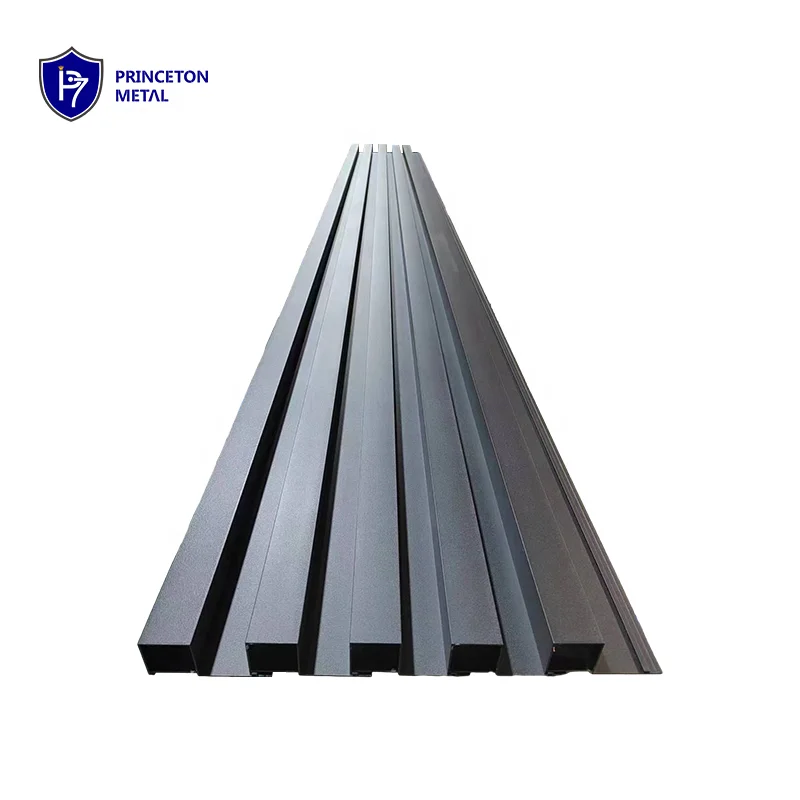 Aluminum battens Facade Building Exterior Wall Facade Cladding outdoor wall panels fro project