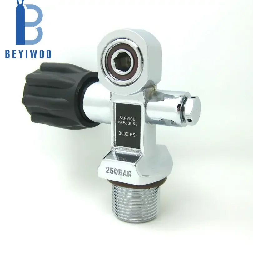 Diving Breathing Single Oxygen bottle aluminum cylinder S80 80cuft 11,1 Liter 207 Bar with Din/Yoke Valve