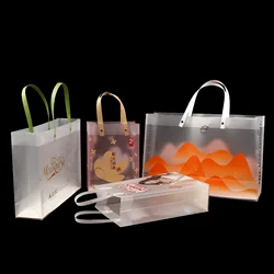 custom made shopping transparent mini handbag