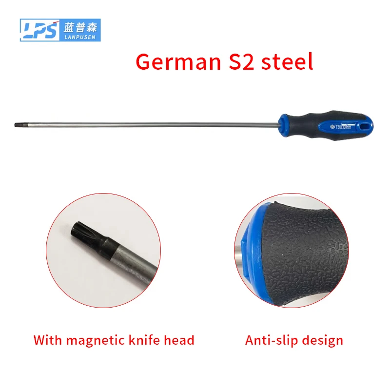Lampson Lengthened T15 T20 T25 T27 T30 Audi Door Panel Lengthened Pattern Screwdriver Set German S2 Steel