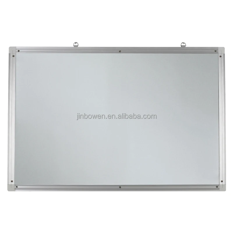 Amazon hot style dry erase board student writing board silver aluminum frame magnetic wall hanging whiteboard with marker tray