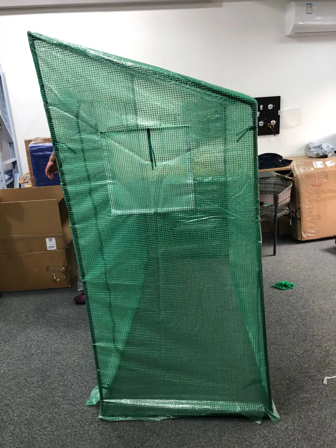 Outdoors Double Zipper Portable Walk in Wintering large Tent  Greenhouse Backyard Tomato Greenhouse Garden House