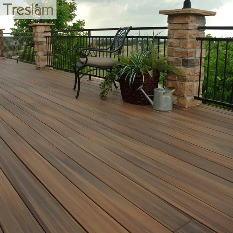 Wpc composite decking grain surface deck grain wood composite decking floor