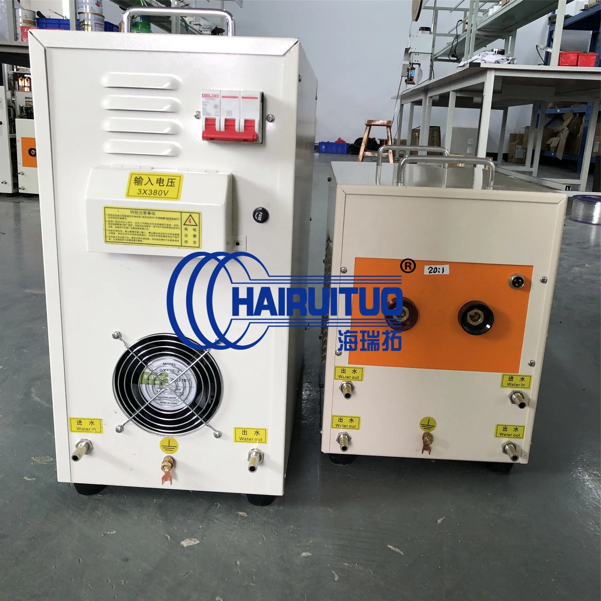 
IGBT 60KW high frequency induction welding equipment for brazing welding machine soldering and heating metal melting 