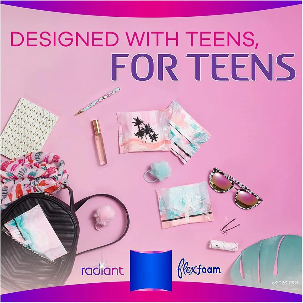 Radiant Teen Pads Get Real Regular Hygiene Products For Sale Sanitary Napkins Personal Care Sanitary Napkins