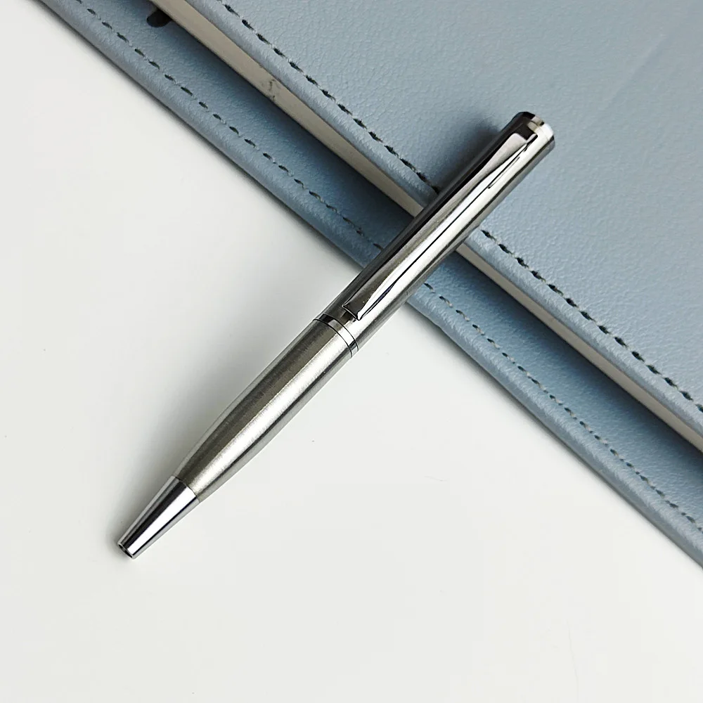 Custom Portable Short Mini Stainless Steel Ballpoint Pen Palm Resistant Pen Custom Paint Customizable Mini Metal Ballpoint Pen