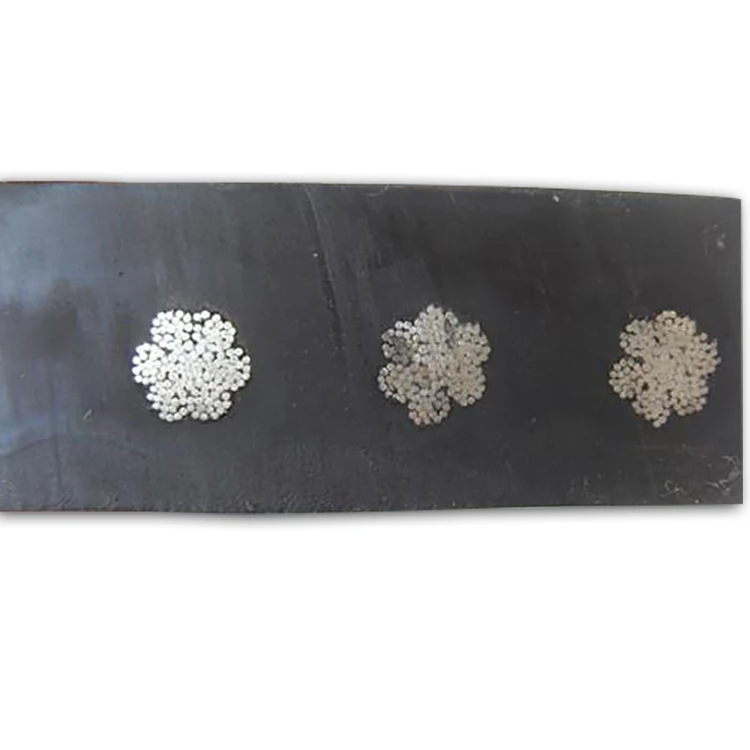 Spiral steel wire thickened high wear-resistant conveyor belt