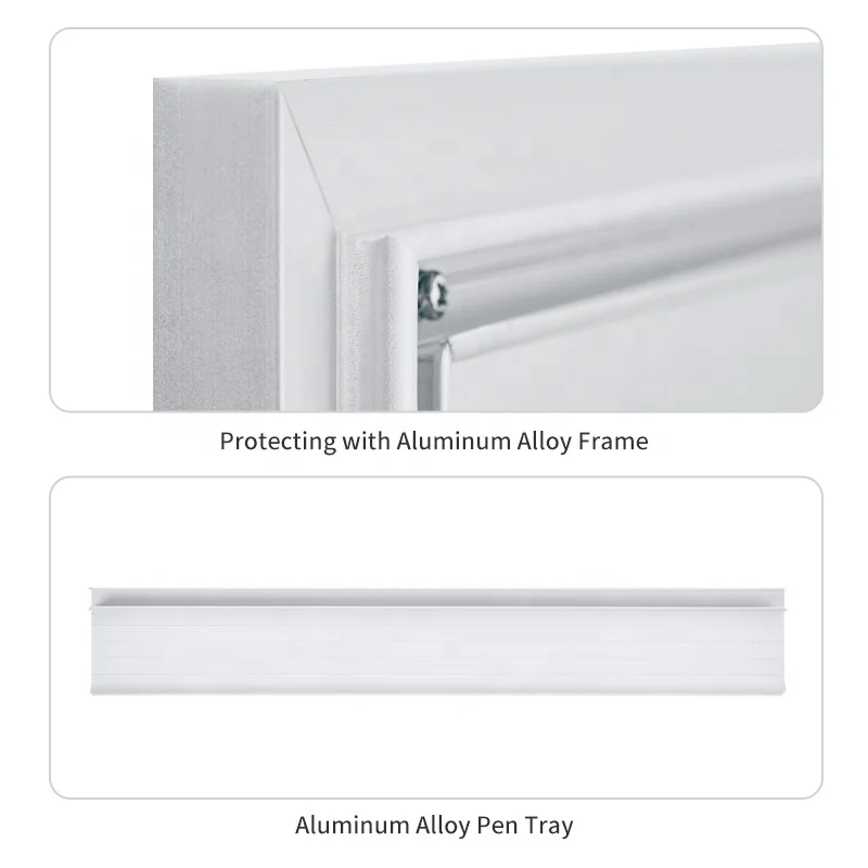 Hot Selling Modern Customized Size Magnetic Hanging Wall White Board for Marker Used