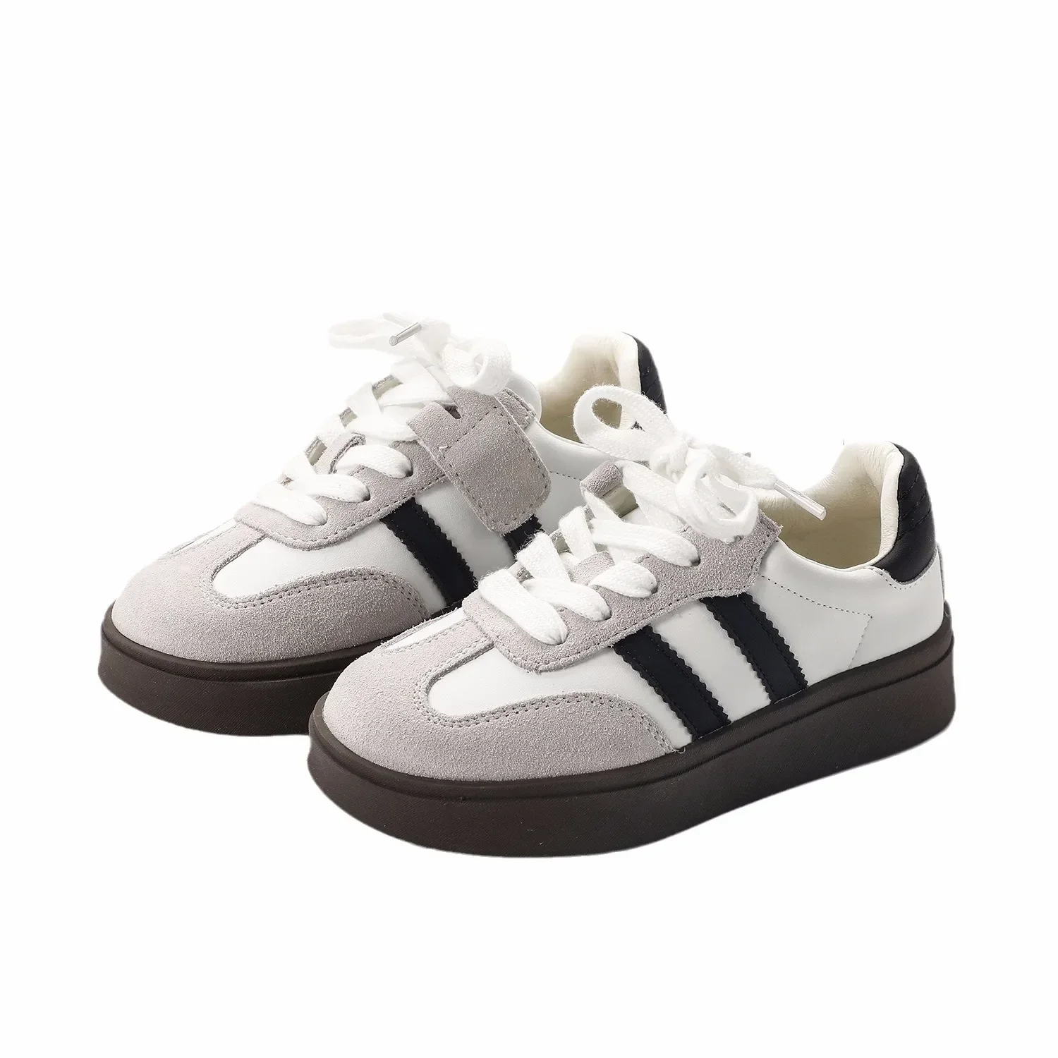 Новая детская спортивная обувь для мальчиков и девочек Повседневная Ретро Настольная обувь Детские Роскошные вулканизированные кроссовки