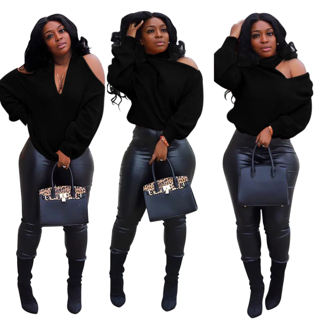 Оптовая продажа, мягкое искусственное пончо с высоким воротом, в наличии, трикотажные джемперы, женский свитер