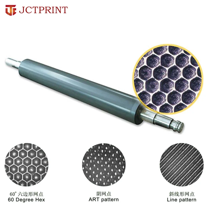 Высококачественный металлический ролик anilox LPI 40-600 для флексографских печатных