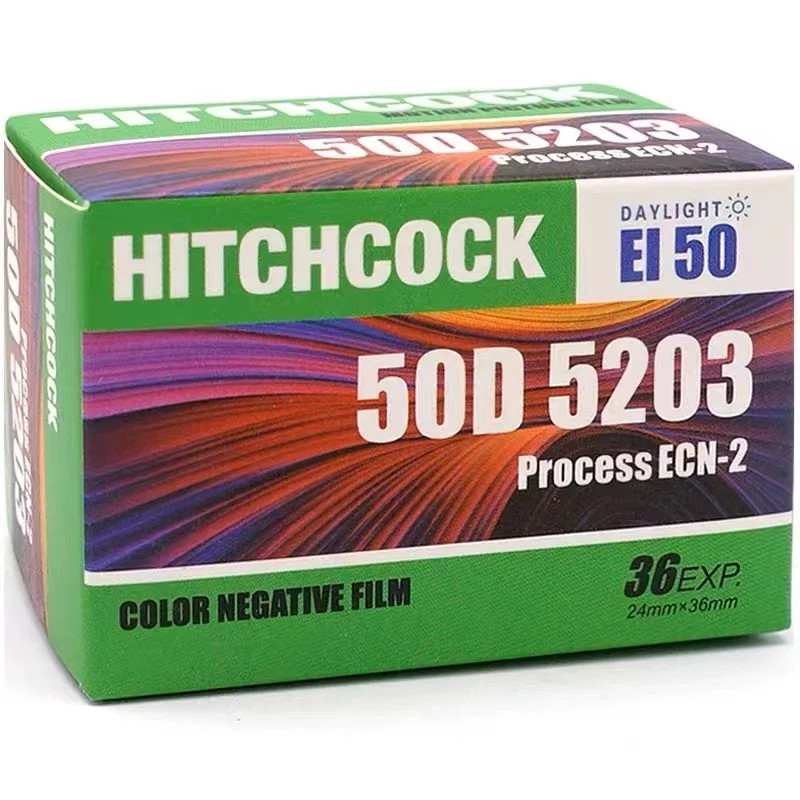 Цветная отрицательная пленка дневного света 50D 36 листов для Hitchcock 5203 135