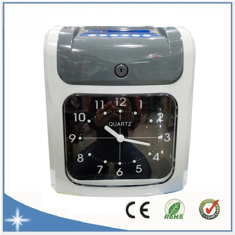 GL820 clock in machine dual color printing date attendance machine foreign trade English clock in wholesale